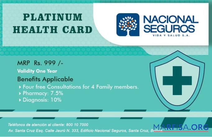 Downloadable Bolivia platinum health card download for verification